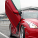 Illustration for article titled LSD Lambo Doors On Nissan GT-R Turn It Into Gawdzillawful